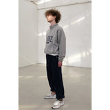 HUKE Logo Black Half zip-up MTM