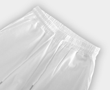 Otter Linen Straight Elastic Waist Pants / 4 colors