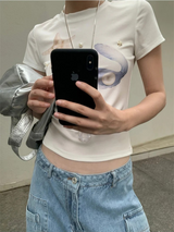 ヒトデビーズ ラウンド ショートスリーブ Tシャツ