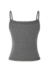 Be messy tank top - charcoal 