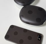 wittyドットエアポッズマックスケース (charcoal+black)