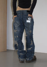 DAMAGE DIRTY DENIM