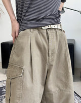 Ferid Stone Washed Cargo Bermuda Pants