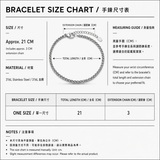 Cool Silver Circle Link Bracelet