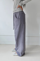26SS★ シルバーグリッターピグメントスウェットパンツ