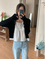 Sugar Pintuck Sleeveless Blouse