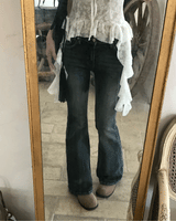 Bridget Gradient Washing Bootcut Denim Pants