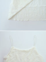 #ダイヤモンドフラワー刺繍ノースリーブロングドレス (3color)