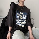 TURY Boxy Fit Printed Short Sleeve Tee