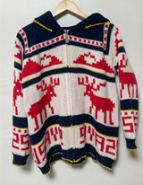 (CUTE♥ ZIPPER POINT♥/NORDIC♥) NORDIC ONE-WAY ZIP-UP