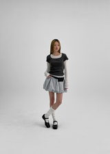 [MADE] Melto Pigment Ribbed Short Sleeve T-shirt