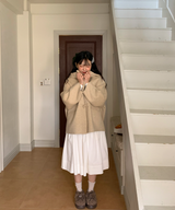 ダッフルハーフレングスハンドメイドコートジャケット