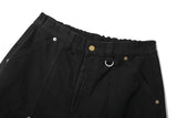 アートワークカーペンターロングバルーンパンツ (Black)