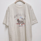 Maslani ボックス半袖Tシャツ