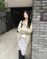 Two button pigment jacket