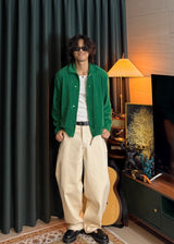 Bottega Veneta Collar Zip-Up Cardigan 5COLOR