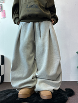 パラシュートツーピンタックバルーンロングワイドパンツ 🖤🩶💜🤎🩷5COLOR