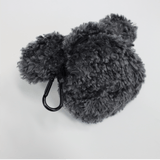 PAPA.GO.PAPA Black Sesame Piz Poodle Pouch Keyring