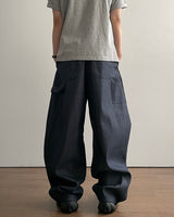 Drop Curved Denim Pants
