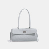 Premium Quilted Lock Shoulder Bag