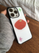 Tomato Glass Bumper Case ( White )