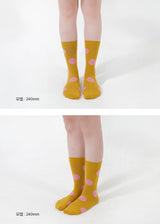 [3PACK] 1507 UNISEX DOT BASIC SOCKS - big dot purple colorpack