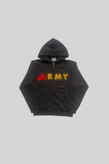 "A"RMY ジップアップフーディー