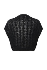 Ribbon cape cardigan