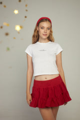EVIE ベイビーTシャツ ホワイト