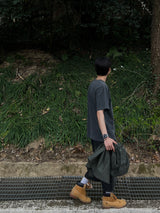 Grain-Damaged Bermuda Shorts (2 Colors)