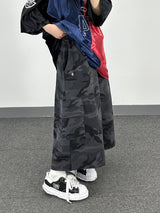 camo コットンスカートパンツ