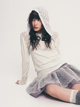 star midi volume skirt