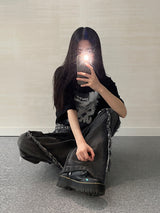 (UNISEX) トルネードデッキワイドデニムパンツ