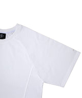 Side Panel Raglan Tee White