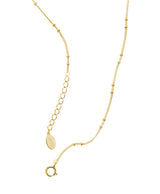 [925 silver] Un.silver.72 / boule necklace (gold)