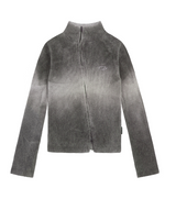 Diagonal-Gradient-Knit-Zip-Up - 2COLOR