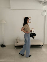 Essential bootcut Wide Denim (light blue)