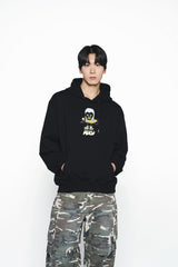 25SS ダメージウォッシュドワイドカーゴパンツ カモ