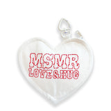 MSMR Heart Pouch White