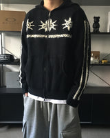 HX モヘアトラックニットジップアップ (3C)