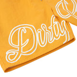 Script Logo Nylon Shorts - Yellow