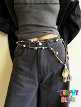Shell long chain necklace