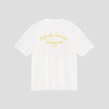 PARAGRAPH 刺繍スクリプトTシャツ