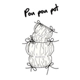 POU POU ポット (Silk White) PUPU