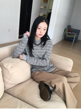 クレイル ルーズフィット ダンガラ ロングスリーブティー (3c)