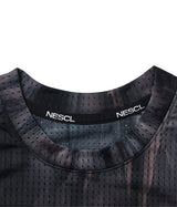 (W) Air Vent Tie-Dye Racing Dot Symbol Crop T-Shirt (Aurora)