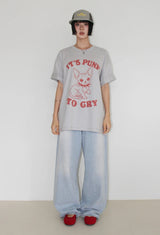 PUNK CAT OVERFIT TEE