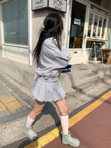 ライトチェックブルゾン (2C)