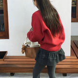 [BELLIDE MADE] キンシャモヘアVネックルーズフィットニット