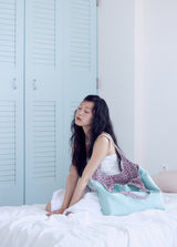 cobaltiny suede bag (mint)